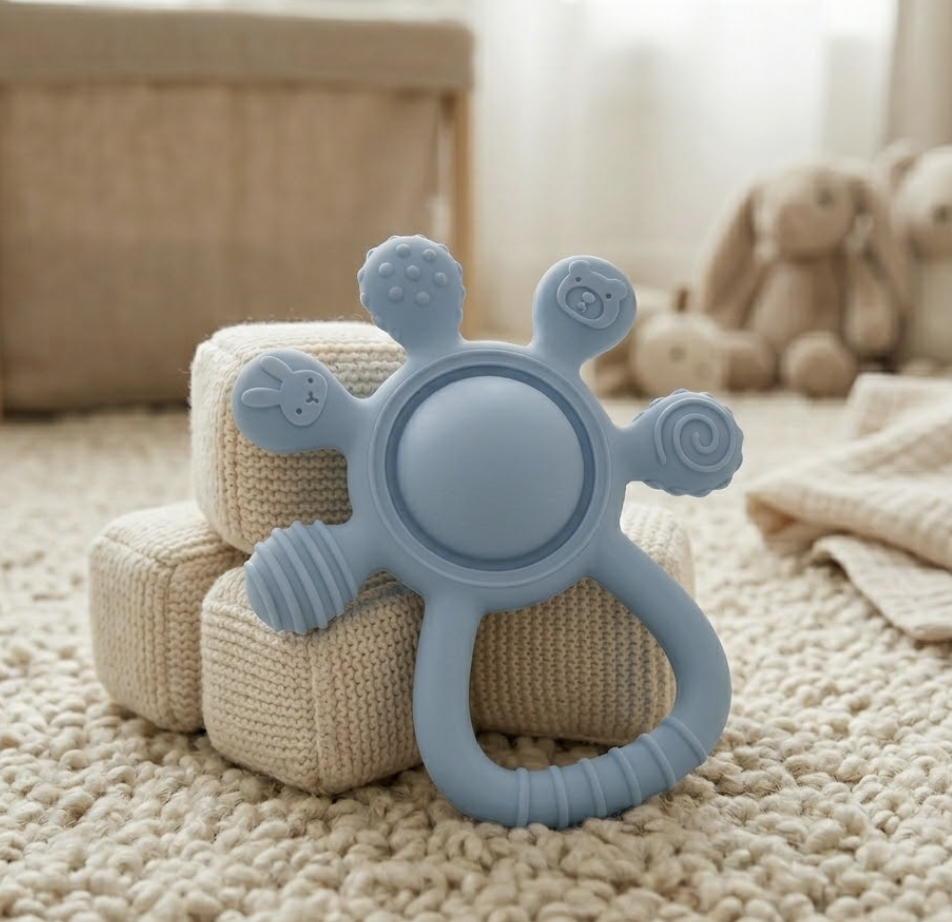 Cub Teether | BPA-Free Baby Teething Toy & Rattle