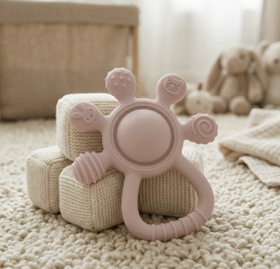 Cub Teether | BPA-Free Baby Teething Toy & Rattle